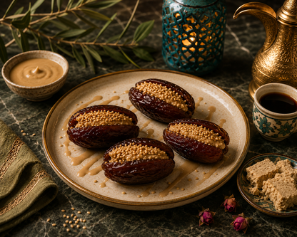 Sesame Halva Dates