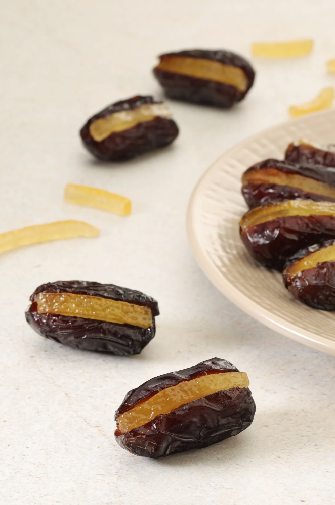 Lemon Stuffed Dates