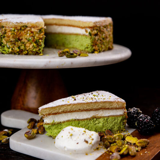 Pistachio & Ricotta Cake